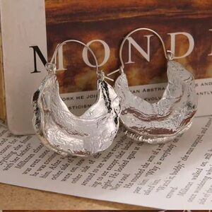 New Zara crescent silver new earrings